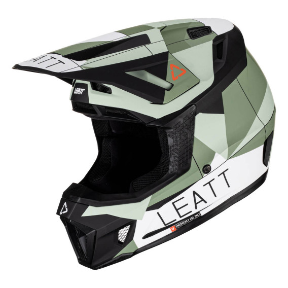 LEATT Motocross Helm Moto 7.5 V23 inkl. Brille